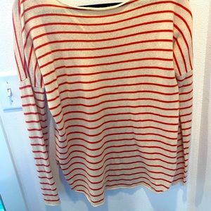 Cashmere JCrew striped sweater